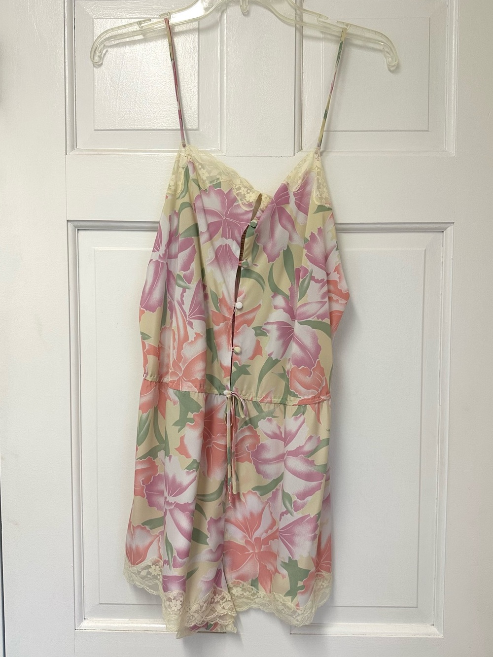Vintage Victoria’s Secret Floral Teddy Onesie